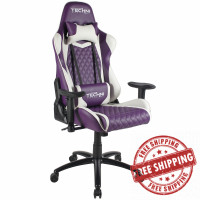 Techni Mobili RTA-TS52-PPL Techni Sport TS-52 Ergonomic High Back Racer Style PC Gaming Chair, Purple